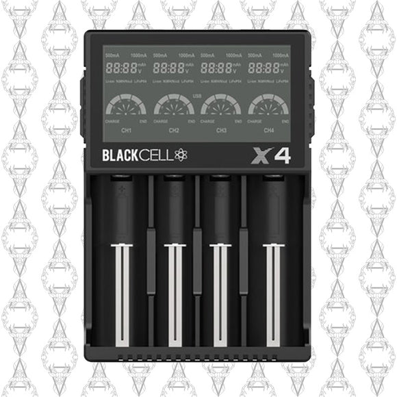 X4 LCD Caricatore - BlackCell