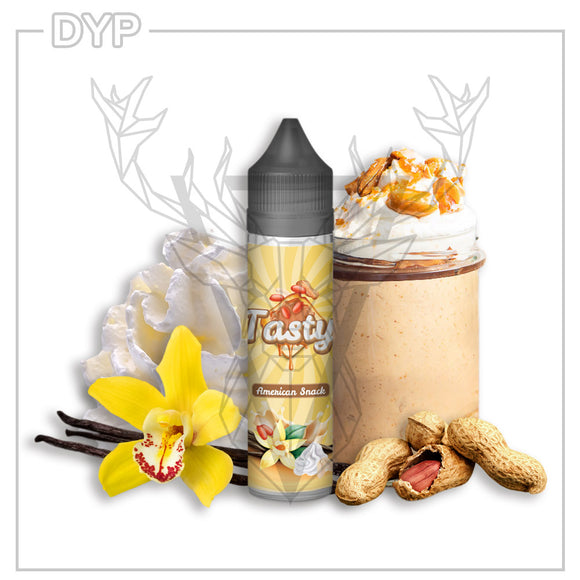 Dyprintech Tasty American Snack - aroma concentrato 20ml - mousse panna, burro di arachidi e vaniglia