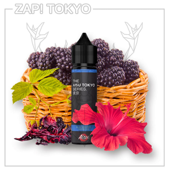 Zap Aisu Tokyo Series - Blackberry Hibiscus. More mature e fiori di ibisco. Aroma scomposto 20ml