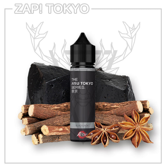 Zap Aisu Tokyo Series - Blackjack. Liquirizia pura e anice stellato. Aroma scomposto 20ml